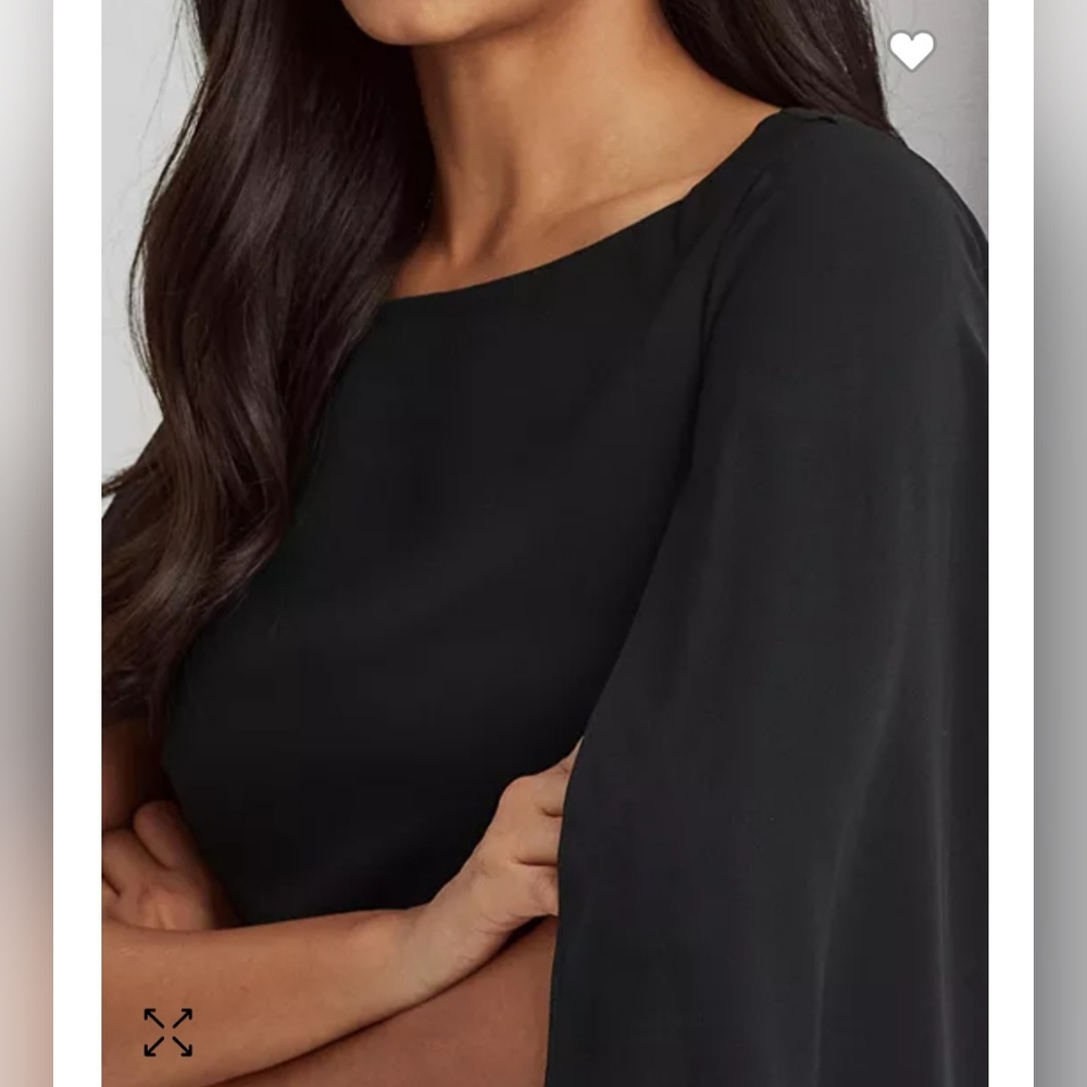 Lauren Ralph Lauren PETRA/ Cape LONG SLEEVE DRESS - Cocktail dress / Party Dress - Picture 12 of 12